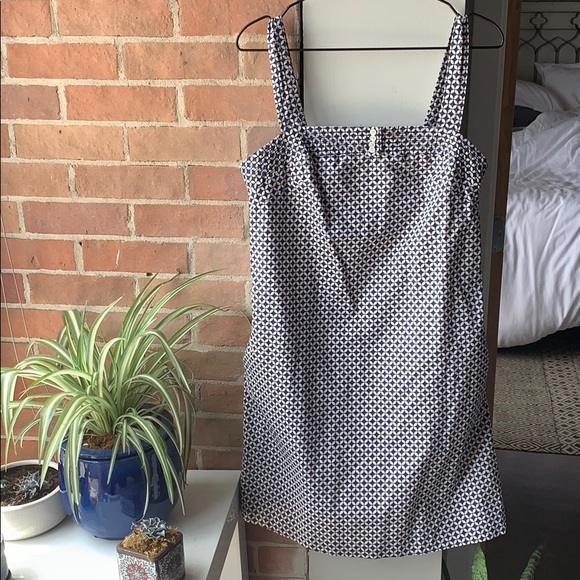J. Crew | Geometric Pocket Shift Dress | Size 8 - Picture 2 of 7